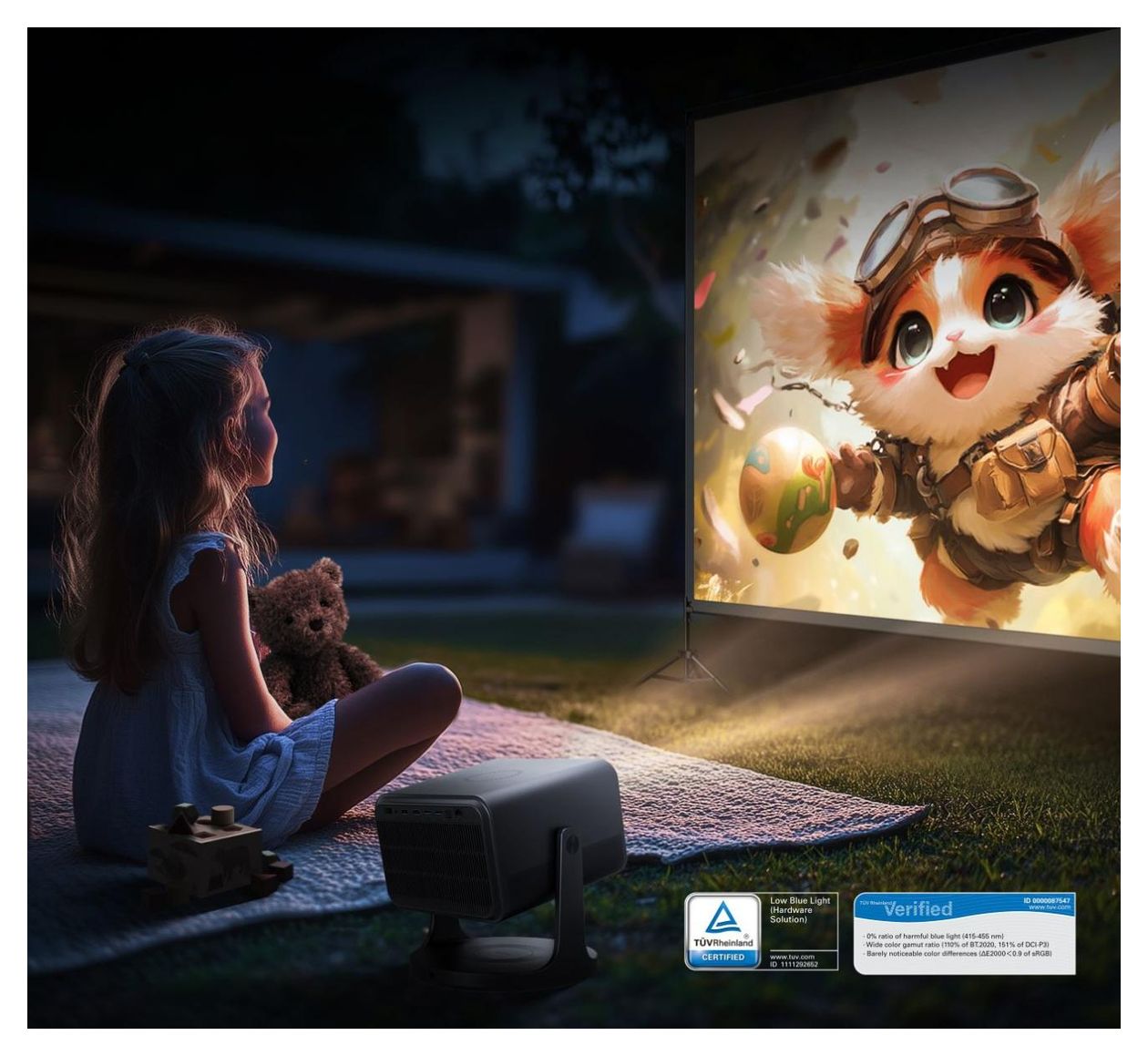 C2 Pro UHD 4K (3840x2160) 2600 ANSI Lumen  (Grau) 
