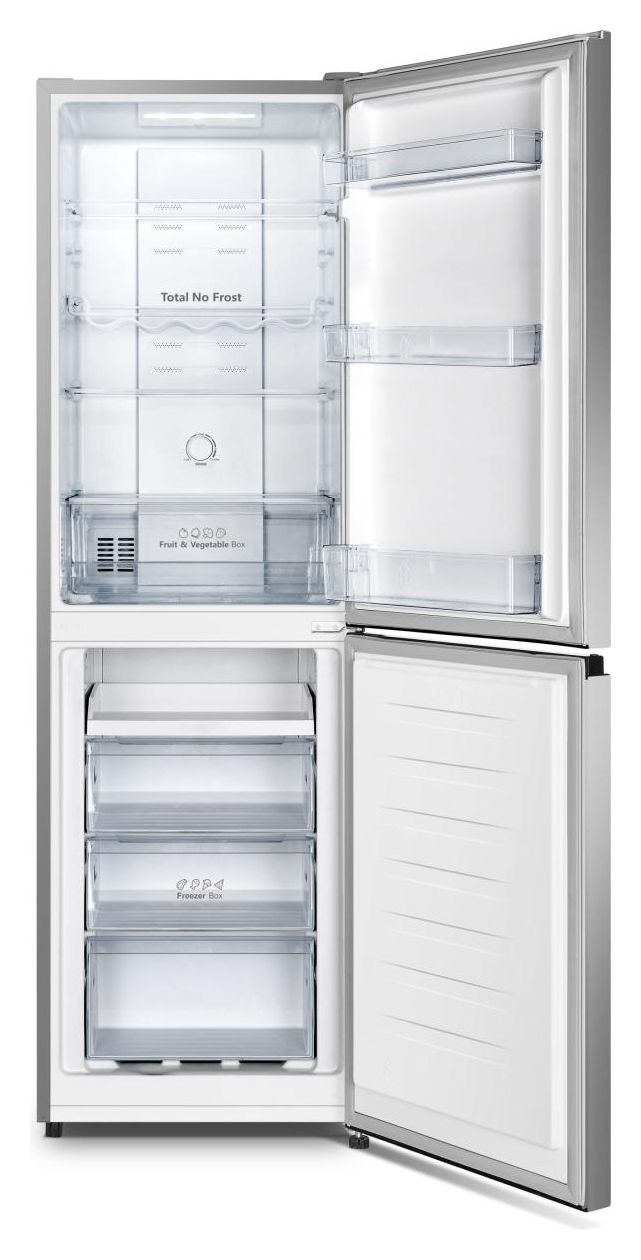 RB327N4ADD 171 l / 85 l Kühl-Gefrierkombi freistehend NoFrost 184 kWh Jahr  (Grau, Silber) 
