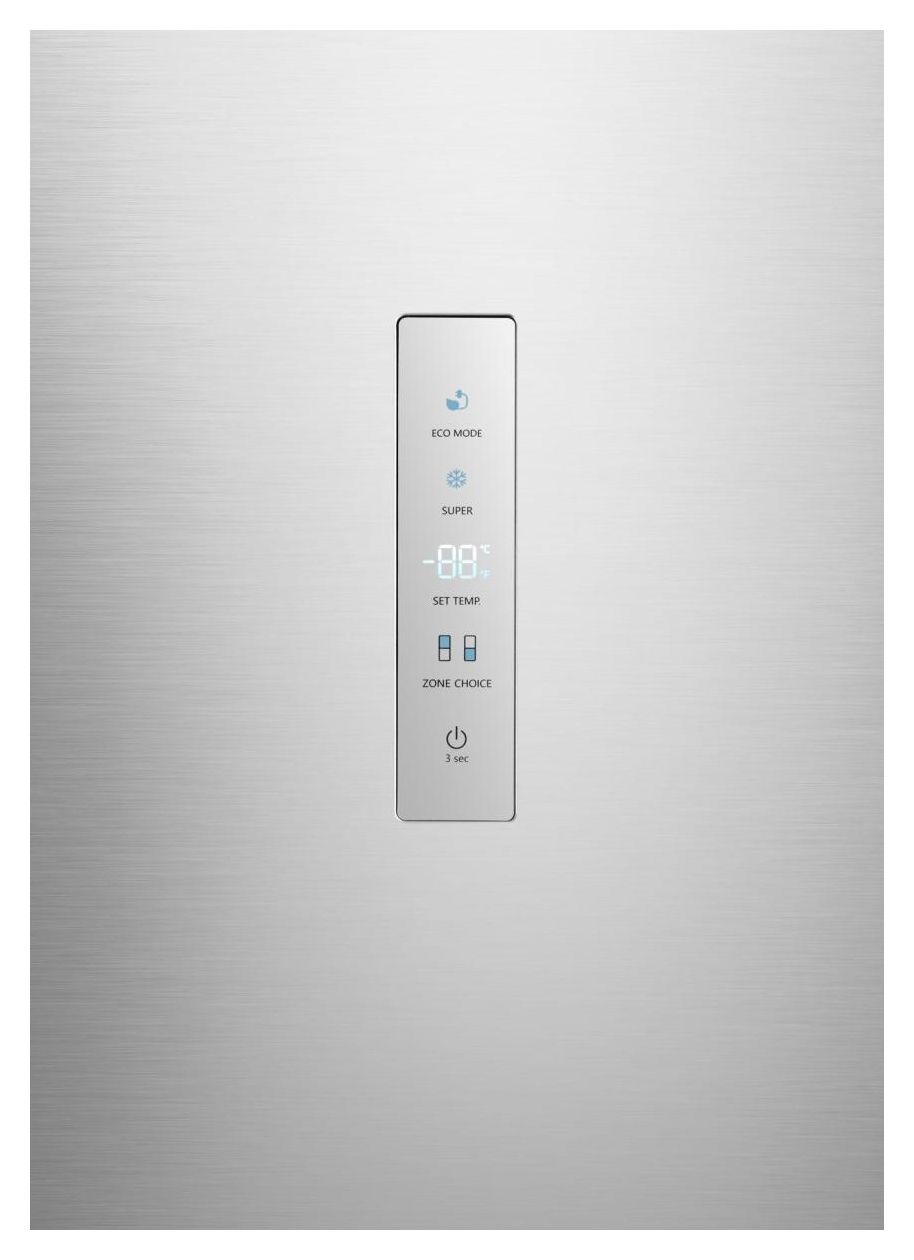 RB390N4BCC 207 l / 97 l Kühl-Gefrierkombi freistehend NoFrost 155 kWh Jahr  (Edelstahl) 