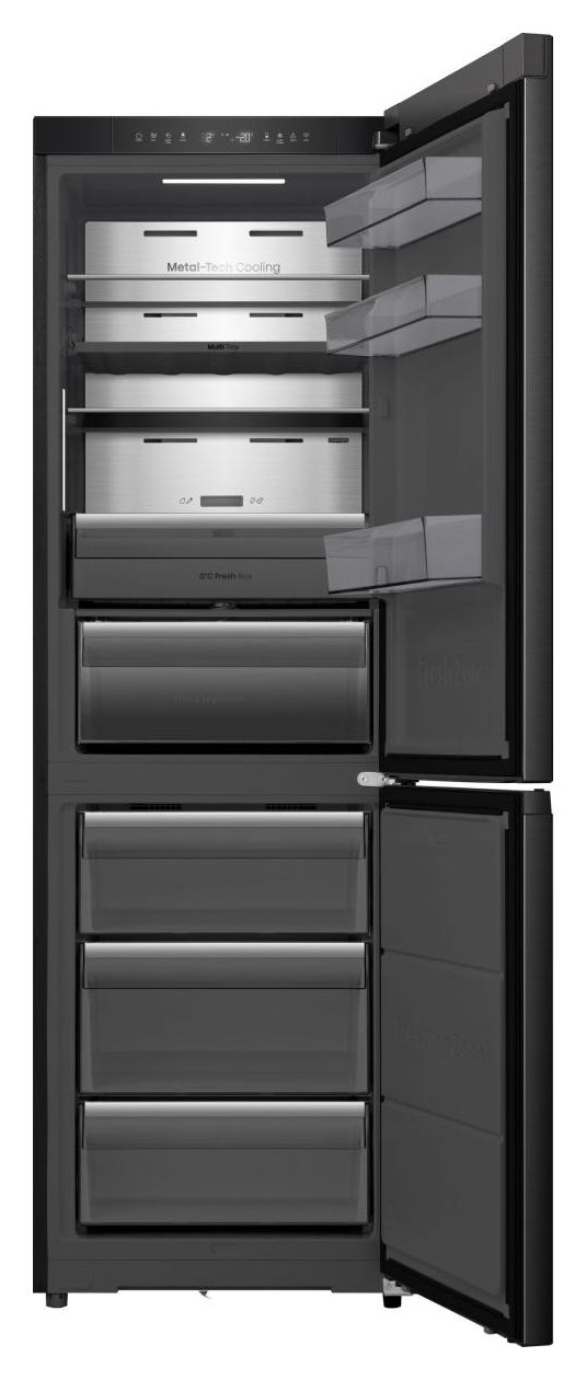 RB5K330GSFC 190 l / 115 l Kühl-Gefrierkombi freistehend NoFrost 165 kWh Jahr  (Schwarz) 