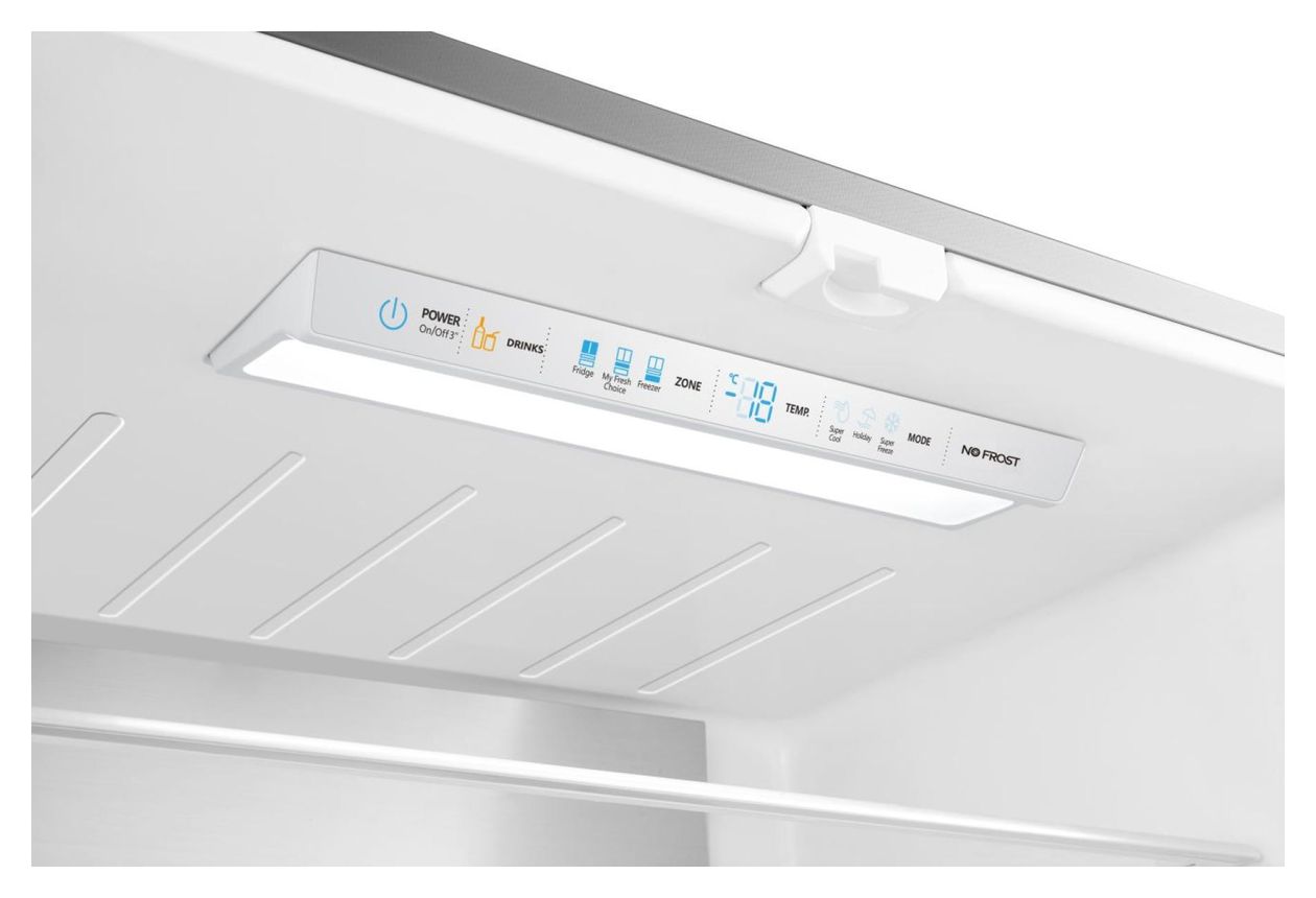 RF540N4SBI2 Side-by-Side Kühl-/ Gefrierkombination French Door 302 l / 128 l 310 kWh NoFrost 1817 mm x 794 mm  (Grau, Edelstahl) 