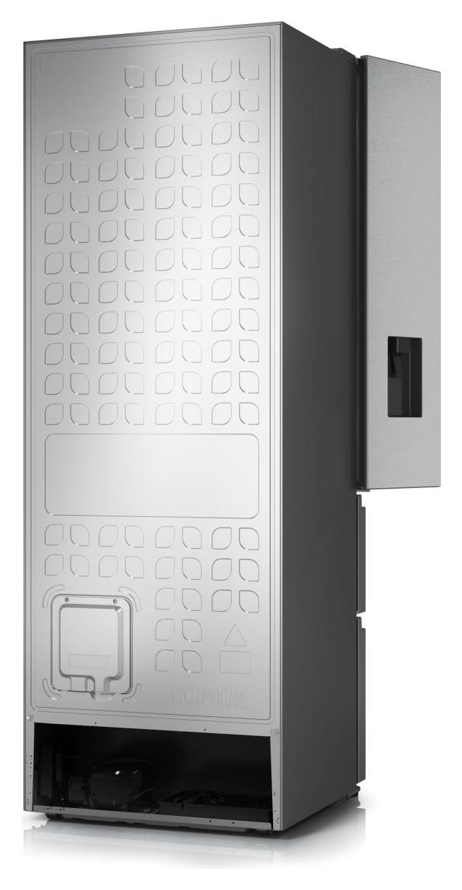 RF632N4WIE Side-by-Side Kühl-/ Gefrierkombination French Door 336 l / 149 l 295 kWh NoFrost 2000 mm x 700 mm  (Grau, Edelstahl) 