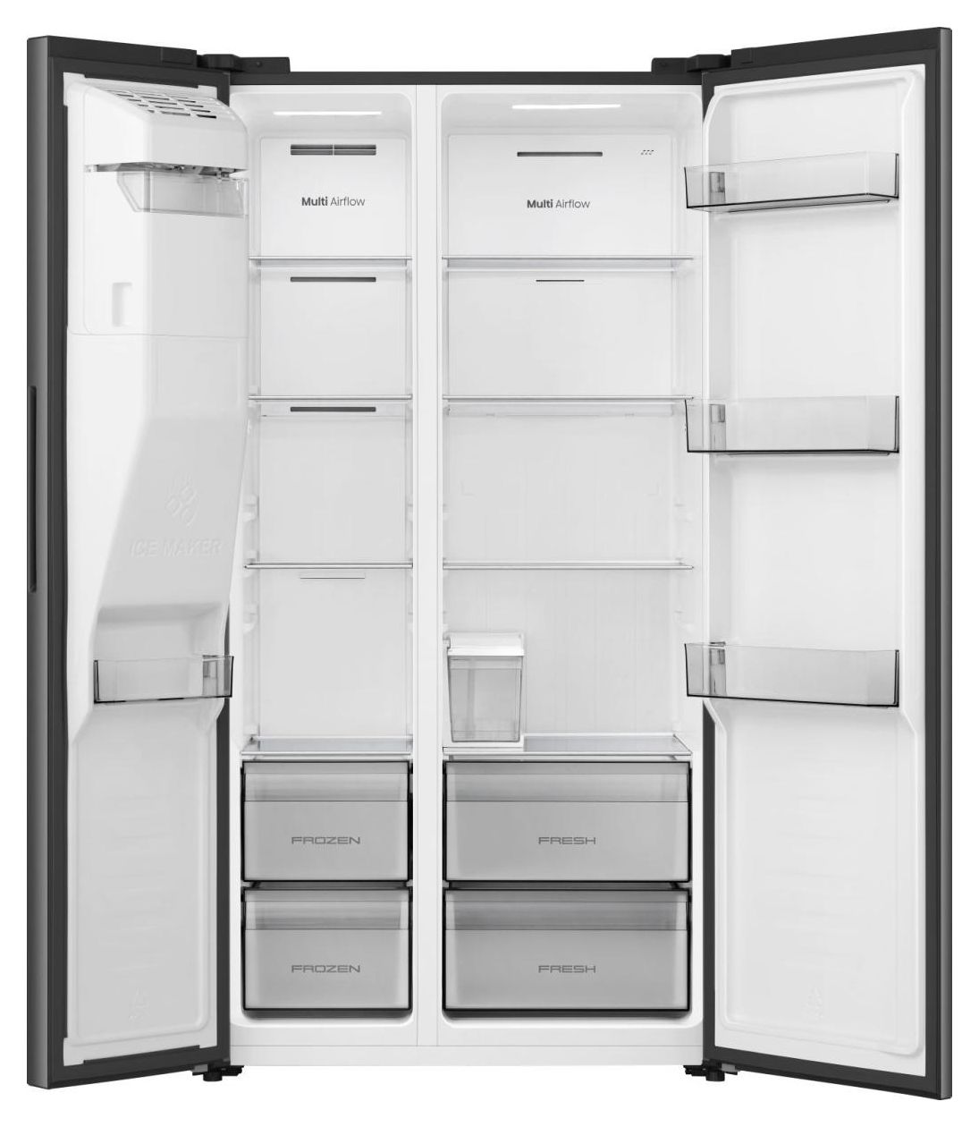 RS5P528STFE Side-by-Side Kühl-/ Gefrierkombination 347 l / 181 l 312 kWh NoFrost 1786 mm x 911 mm  (Schwarz) 