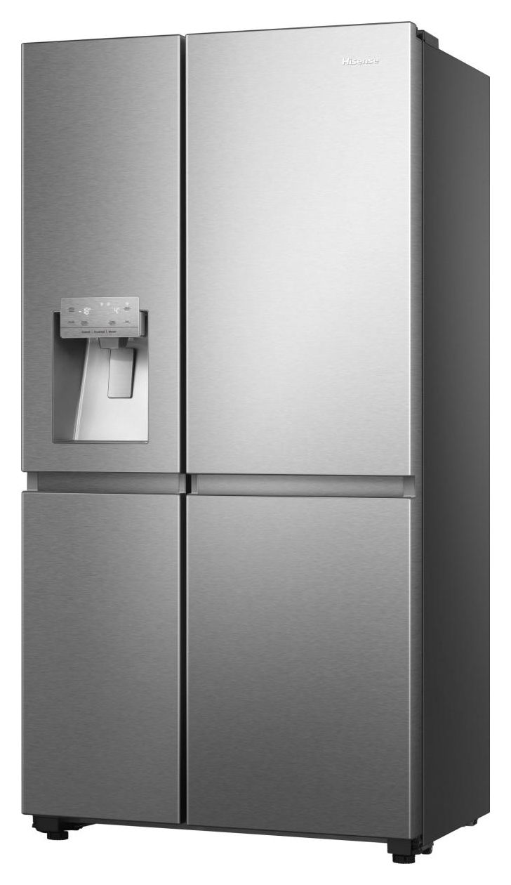 RS818N4TIC Side-by-Side Kühl-/ Gefrierkombination 417 l / 200 l 221 kWh NoFrost 1795 mm x 910 mm  (Grau, Edelstahl) 