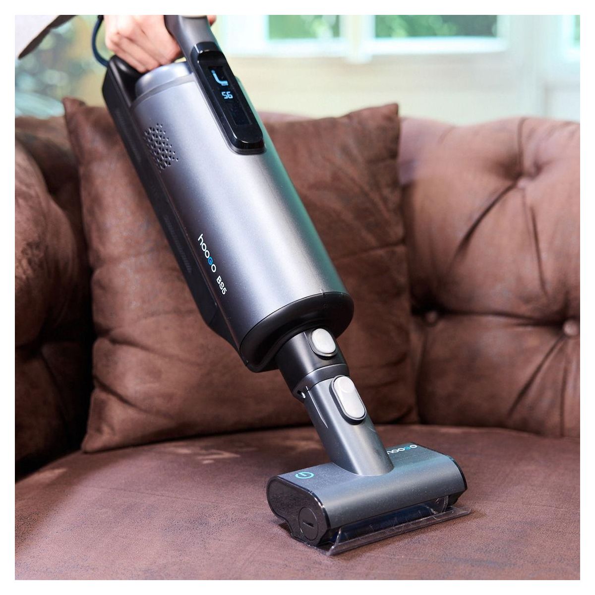 BS5 Handstaubsauger Beutellos bis 60 min Laufzeit 28,8 V HEPA  (Schwarz, Graphit) 