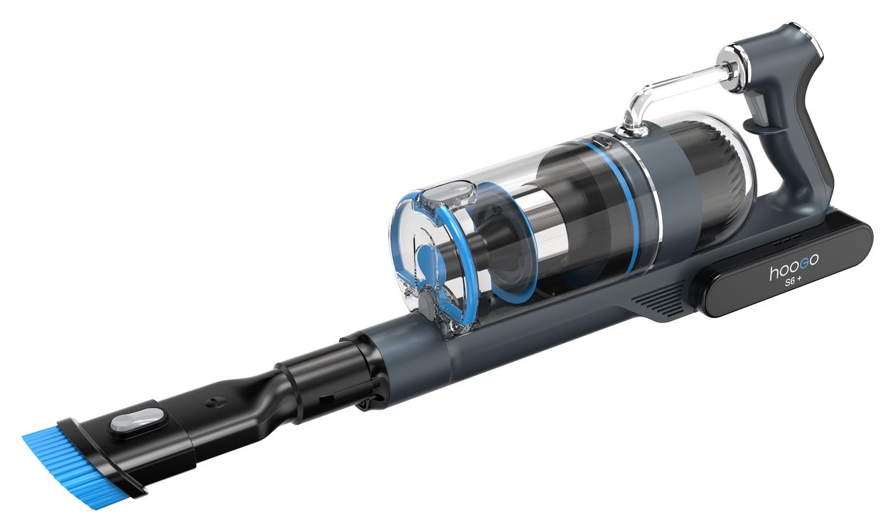 S6+ Handstaubsauger Beutellos bis 50 min Laufzeit 26 V  (Schwarz, Grau) 