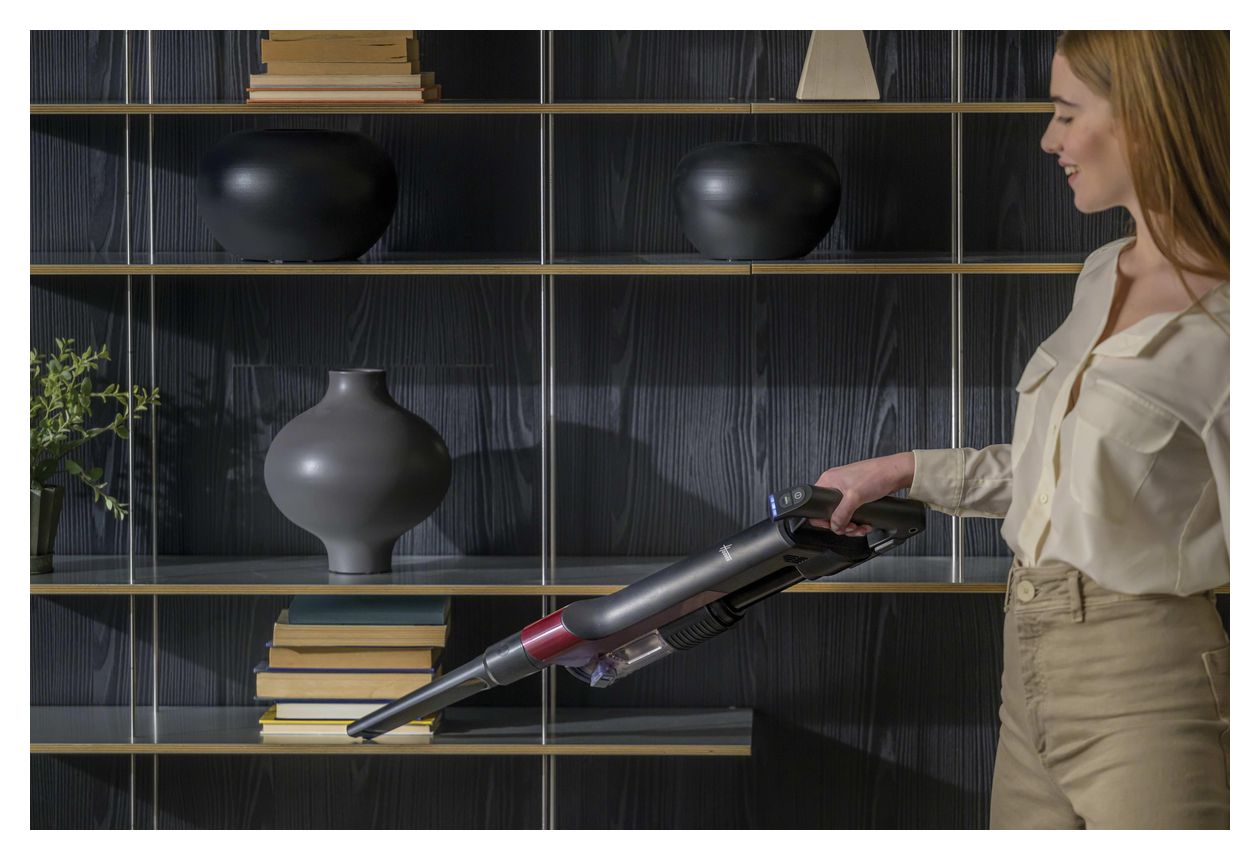 HF201H011 Handstaubsauger Beutellos bis 40 min Laufzeit 14,4 V EPA  (Magenta) 