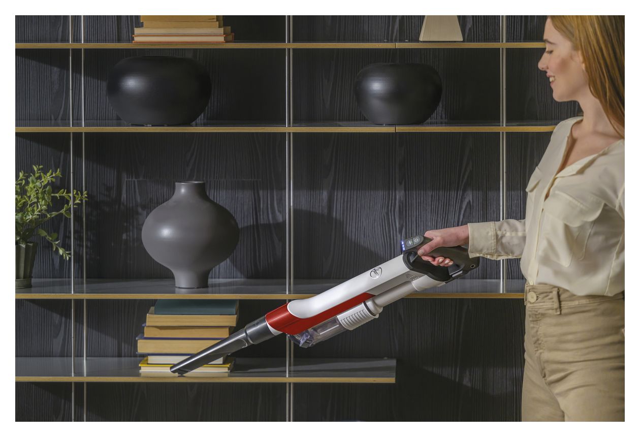 HF202H011 Handstaubsauger Beutellos bis 80 min Laufzeit 14,4 V EPA  (Rot) 