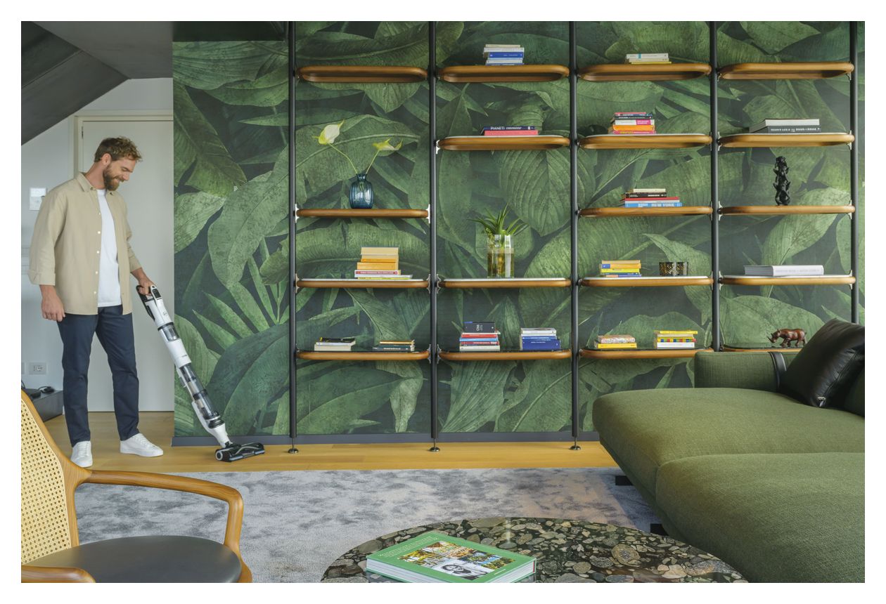 HFX20H011 Handstaubsauger Beutellos bis 60 min Laufzeit 21,6 V EPA  (Weiß) 