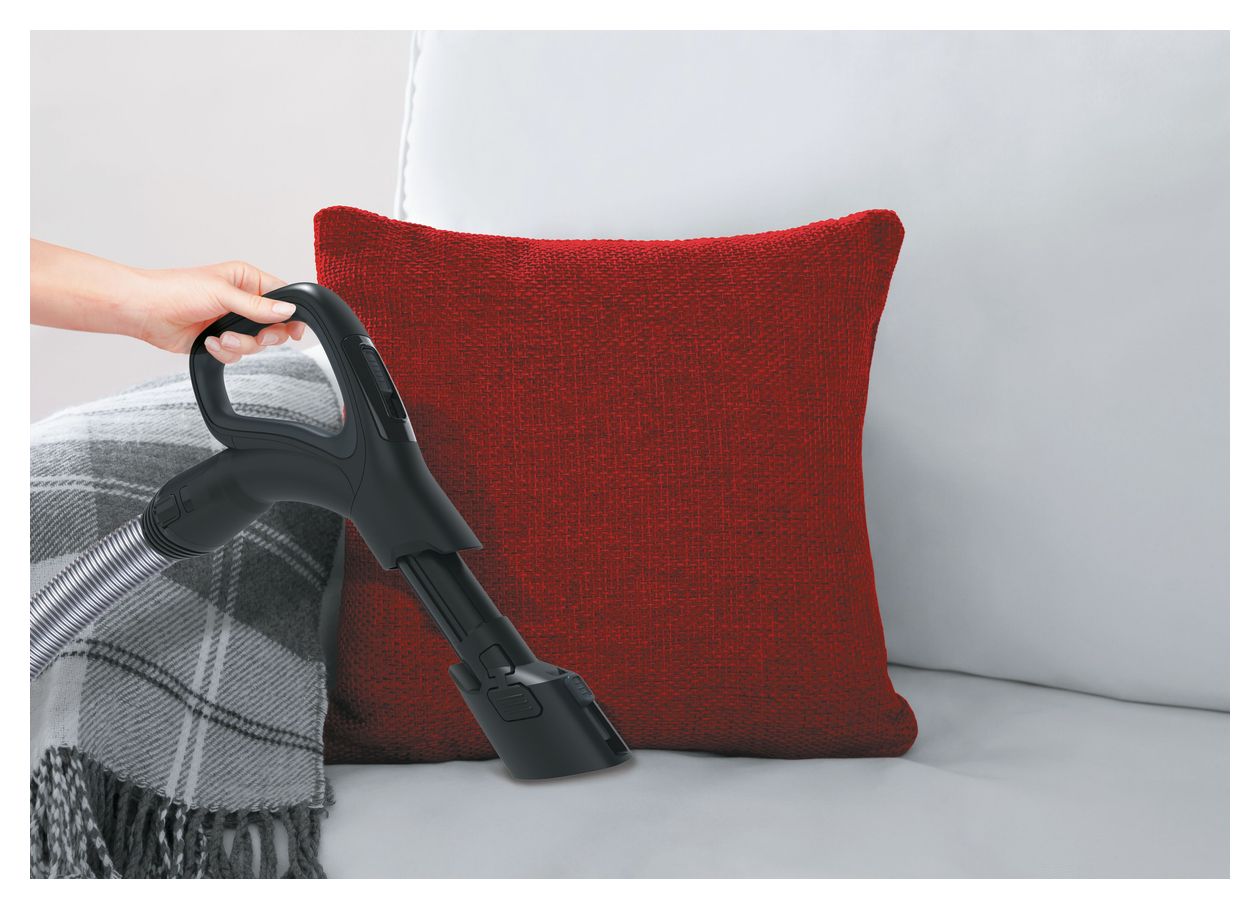 HP720PET Bodenstaubsauger Beutellos 850 W HEPA  (Schwarz) 