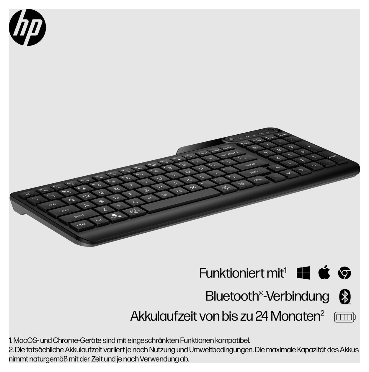460 Home Tastatur Bluetooth  (Schwarz) 