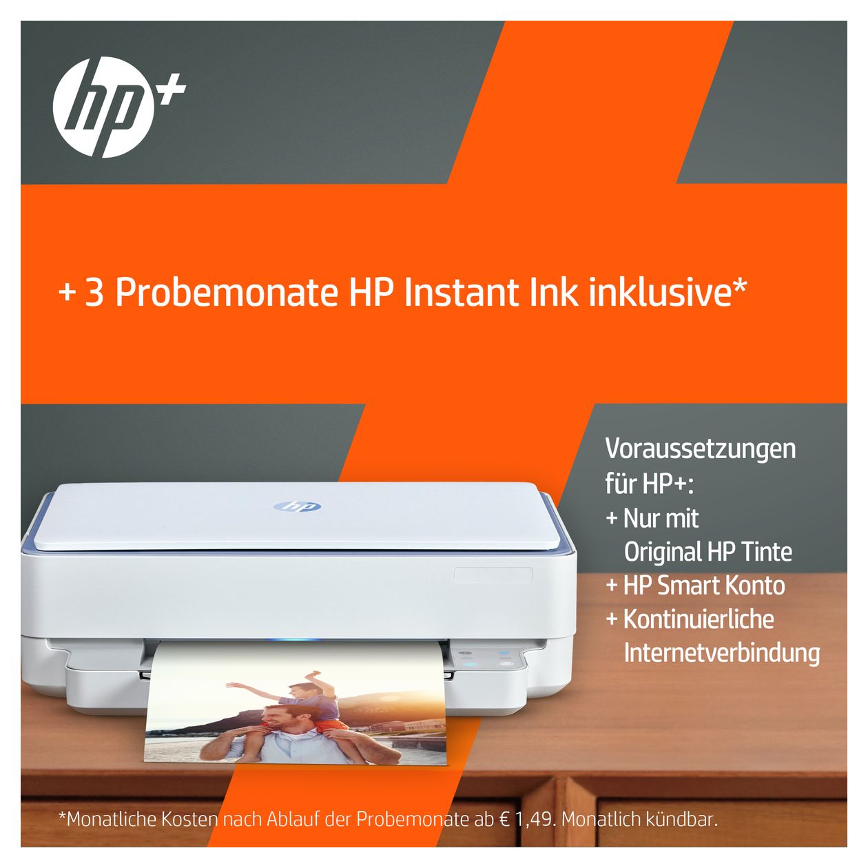 Envy 6010e Wireless All-in-One Farbe Drucker, Instant Ink; Kopierer, Scanner 