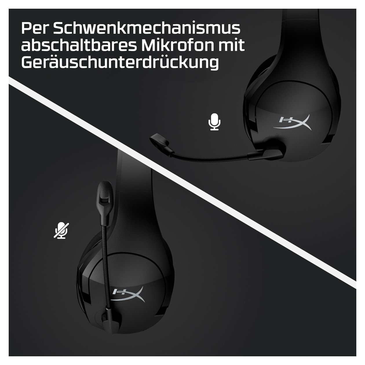 Cloud Stinger Core Over Ear  (Schwarz) 