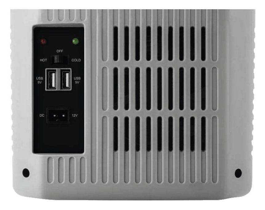 MC08 8 l Kühlbox 45 W  (Grau) 