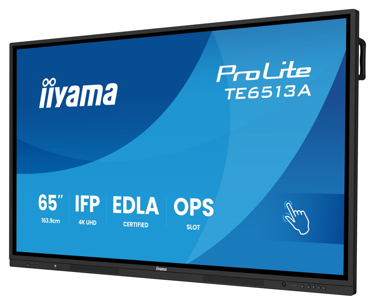 ProLite TE6513A-B2AG 4K Ultra HD Monitor 163,8 cm (64.5 Zoll) 16:9 8 ms  (Schwarz) 