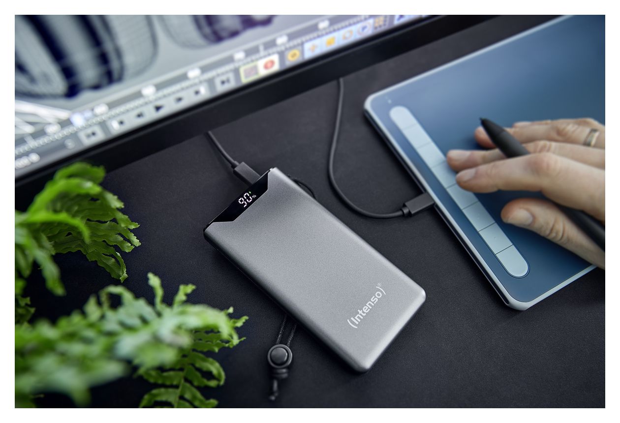 F 10000 mAh Powerbank  (Grau) 