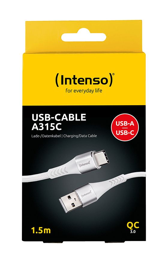 A315C 480 Mbit/s Stecker USB A auf USB C bis 60 W 1,5 m  (Weiß) 
