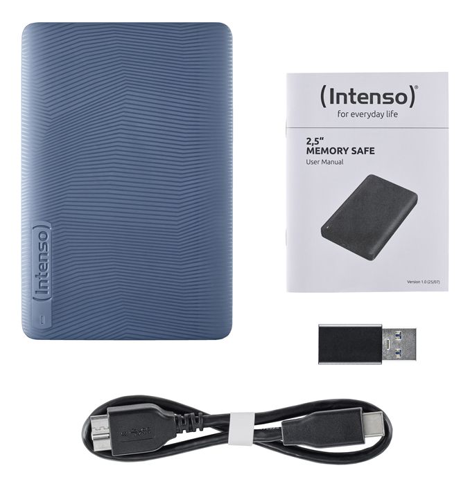 Memory Safe 1 TB externe Festplatte 2.5"  (Blau) 
