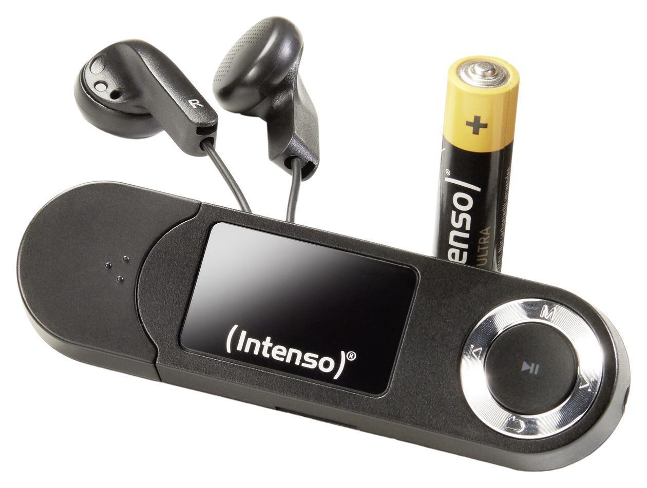 Music Walker MP3 Spieler 16 GB  (Schwarz) 