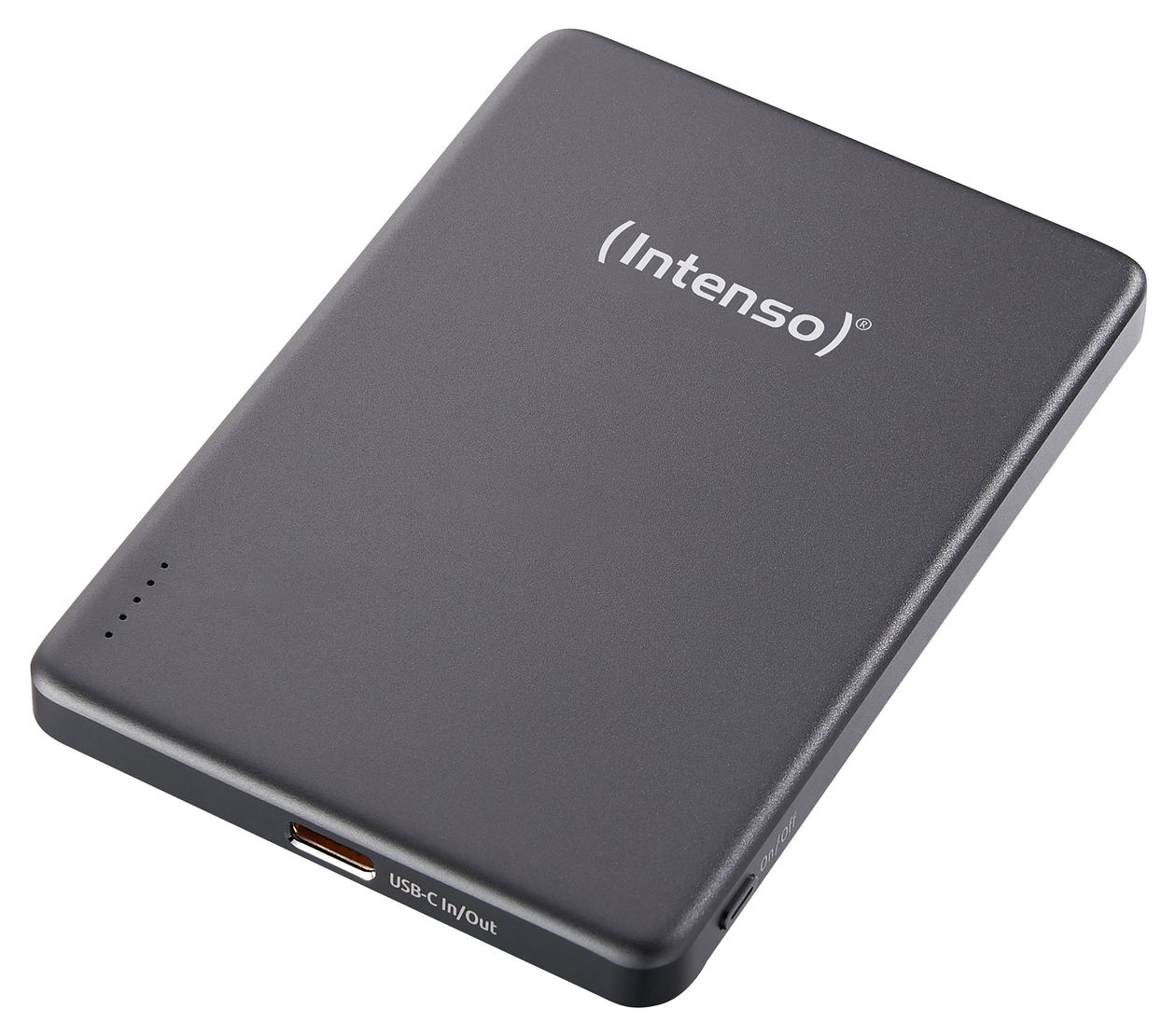 MW 5000 mAh Powerbank USB Typ-C Kabelloses Laden  (Grau) 