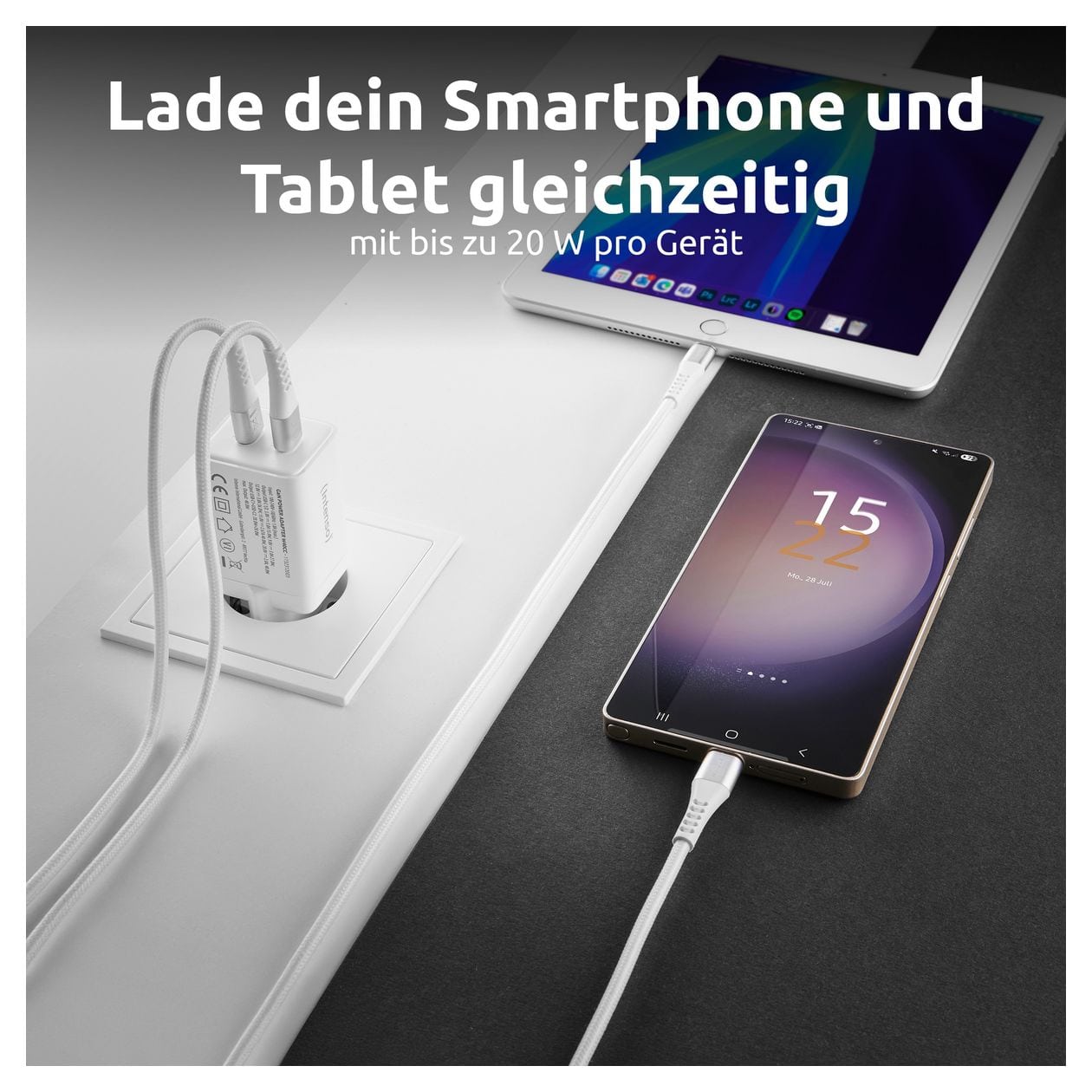 POWER ADAPTER 2XUSB-C GAN/7804012 