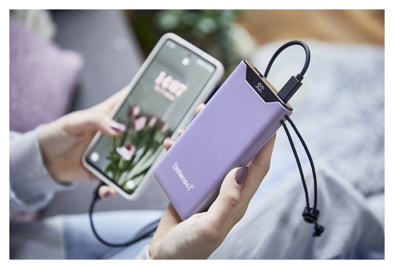 F 10000 mAh Powerbank  (Violett) 