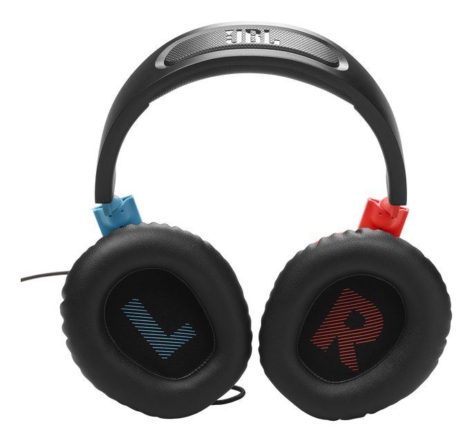 Quantum 100N Over Ear Kopfhörer Kabelgebunden  (Blau, Rot) 