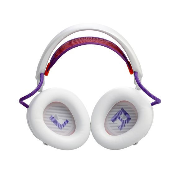 Quantum 950 Over Ear Bluetooth Kopfhörer kabellos 30 h Laufzeit USB Typ-C (Orange, Silber, Weiß) 