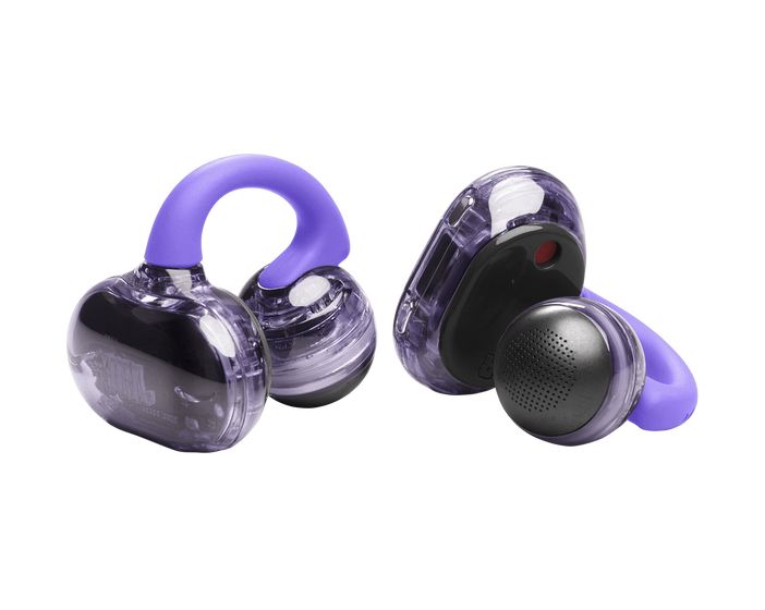 Soundgear Clips In-Ear Bluetooth Kopfhörer Kabellos TWS 8 h Laufzeit IP54  (Violett) 