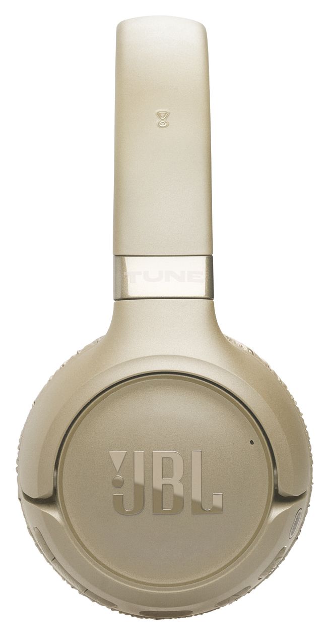 Tune 680NC Ohraufliegender Bluetooth Kopfhörer kabelgebunden&kabellos 76 h Laufzeit USB Typ-C  (Beige) 
