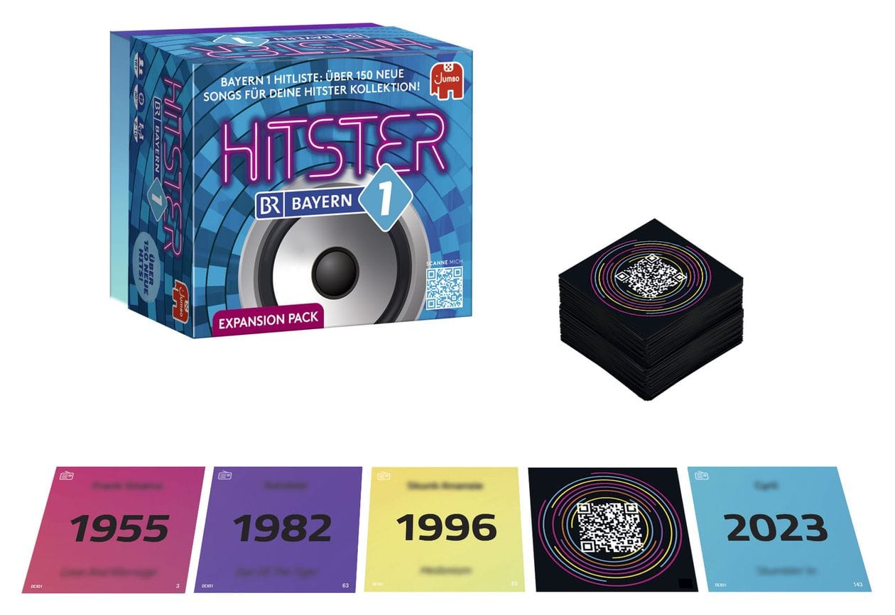 Hitster – Bayern 1 Expansion Pack Kartenspiel-Erweiterung bis zu 10 Spielern ab 16 Jahr(e) 