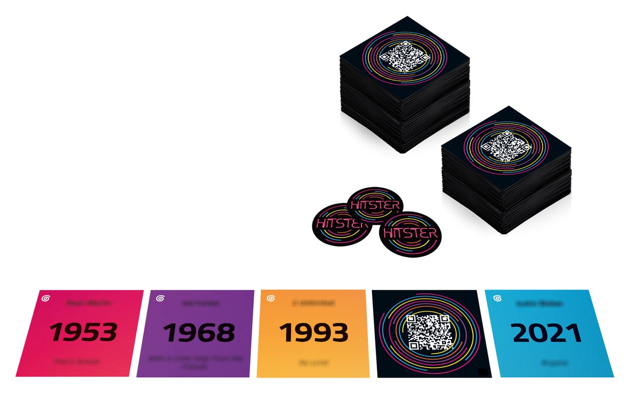 Hitster - Schlager Party Brettspiel bis zu 10 Spielern ab 16 Jahr(e) 