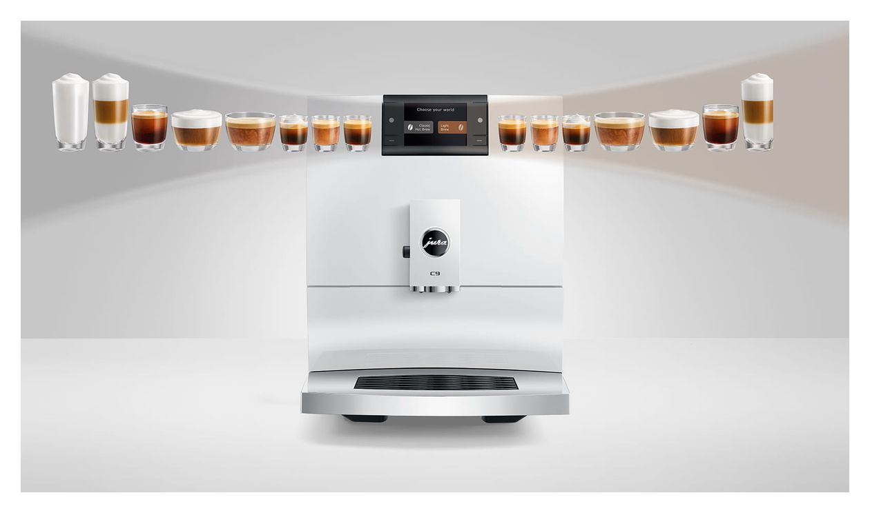 C9 Kaffeevollautomat 15 bar 1,6 l 200 g AutoClean  (Weiß) 