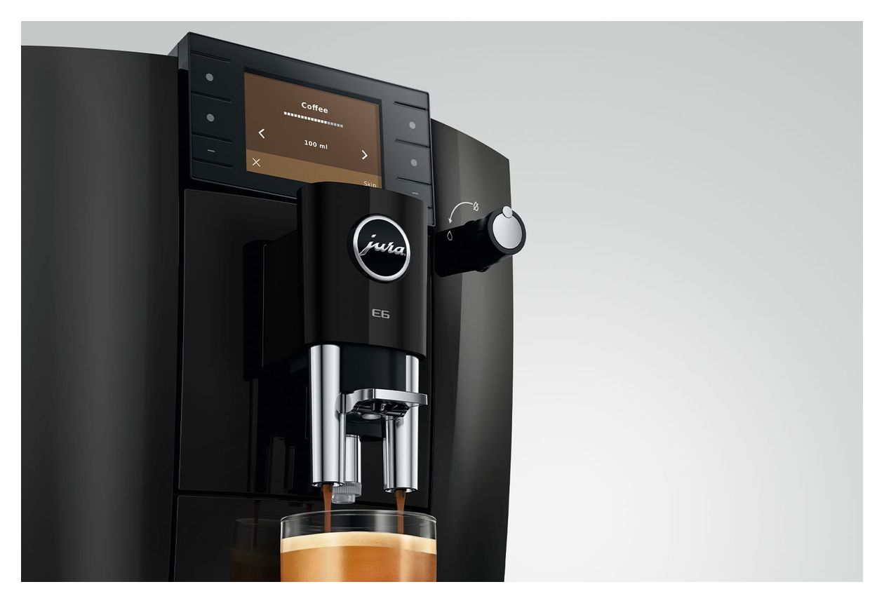 E6 Kaffeevollautomat 15 bar 1,9 l AutoClean (Piano Black (EC)) 