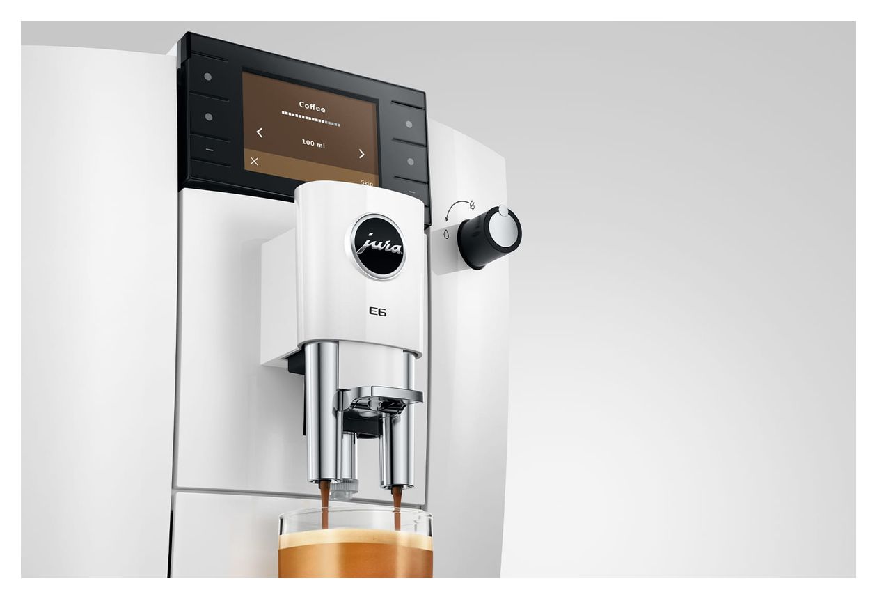 E6 Kaffeevollautomat 15 bar 1,9 l AutoClean (Piano White (ED)) 