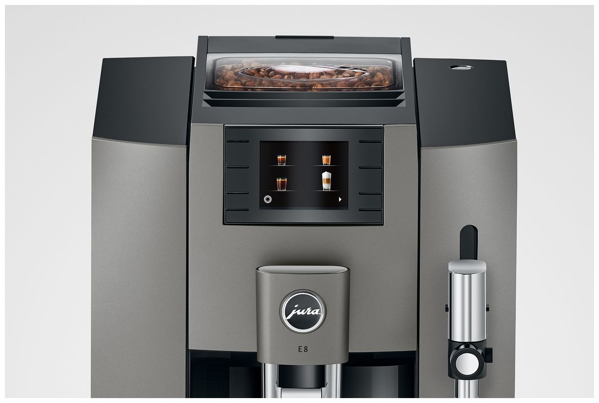 E8 Kaffeevollautomat 15 bar 1,9 l 280 g AutoClean (Dark Inox) 