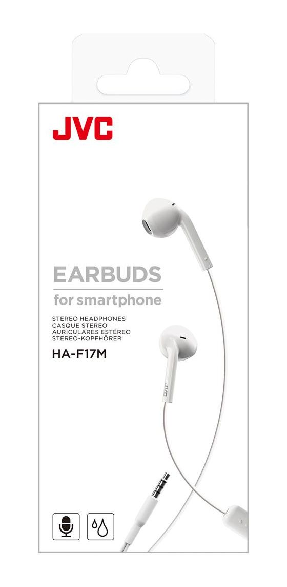 HA-F17M In-Ear Kopfhörer Kabelgebunden IPX2  (Weiß) 
