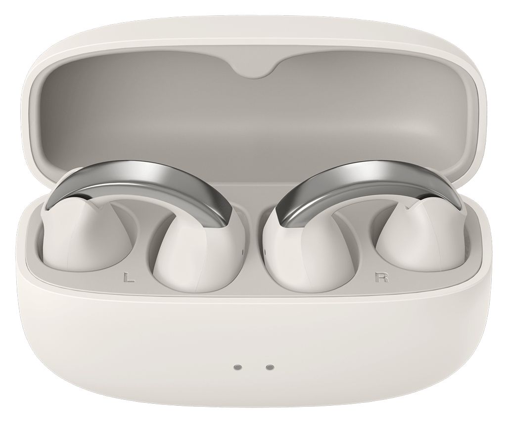 HA-NP1T In-Ear Bluetooth Kopfhörer Kabellos TWS IPX4 USB Typ-C  (Silber, Weiß) 