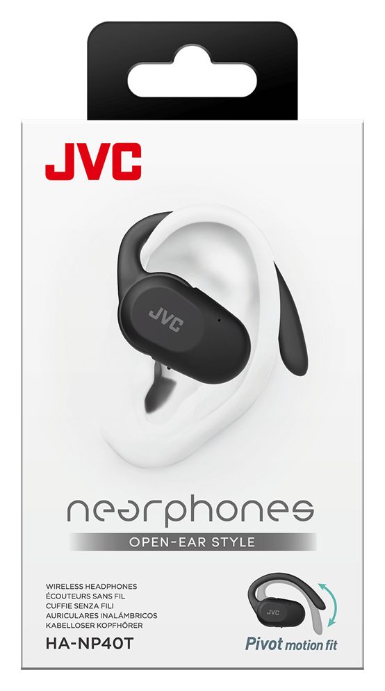 HA-NP40T In-Ear Bluetooth Kopfhörer Kabellos TWS 7,5 h Laufzeit IPX4  (Schwarz) 