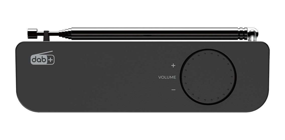 CR-M33DAB Bluetooth DAB, DAB+, FM Radio Tragbar  (Schwarz) 