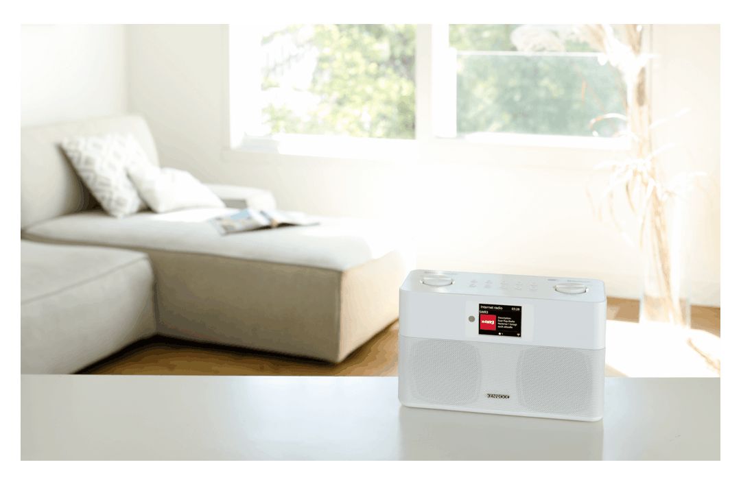 CR-ST100S-W Bluetooth DAB+, FM Radio Internet  (Weiß) 