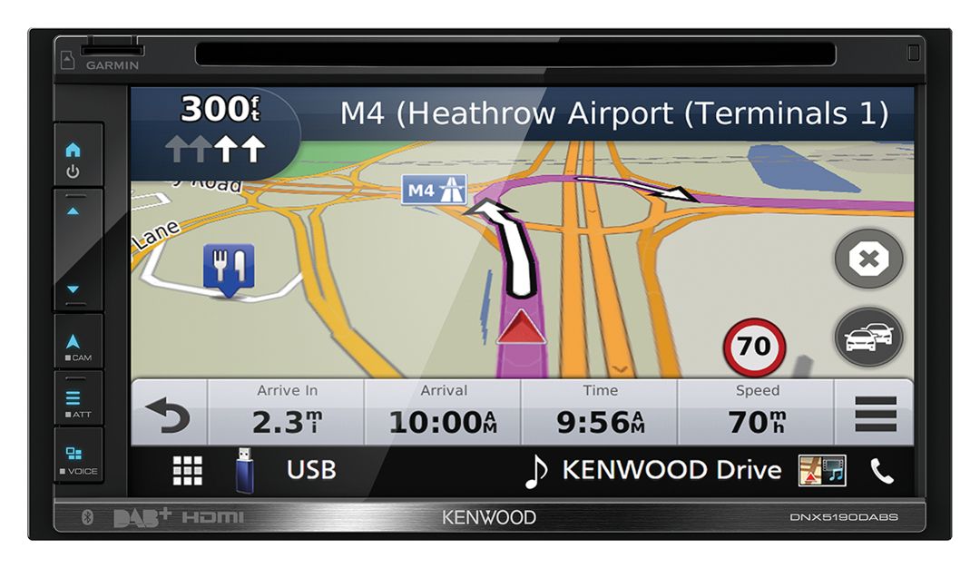 DNX5190DSE3 17,1 cm (6.75 Zoll) Navigationsgerät 16 GB Nordeuropa, Südeuropa 