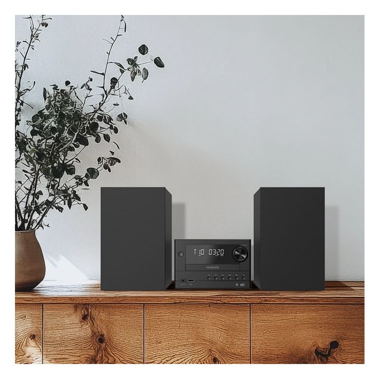M-450DAB Heim-Audio-Mikrosystem DAB+, FM 10 W Bluetooth  (Schwarz) 