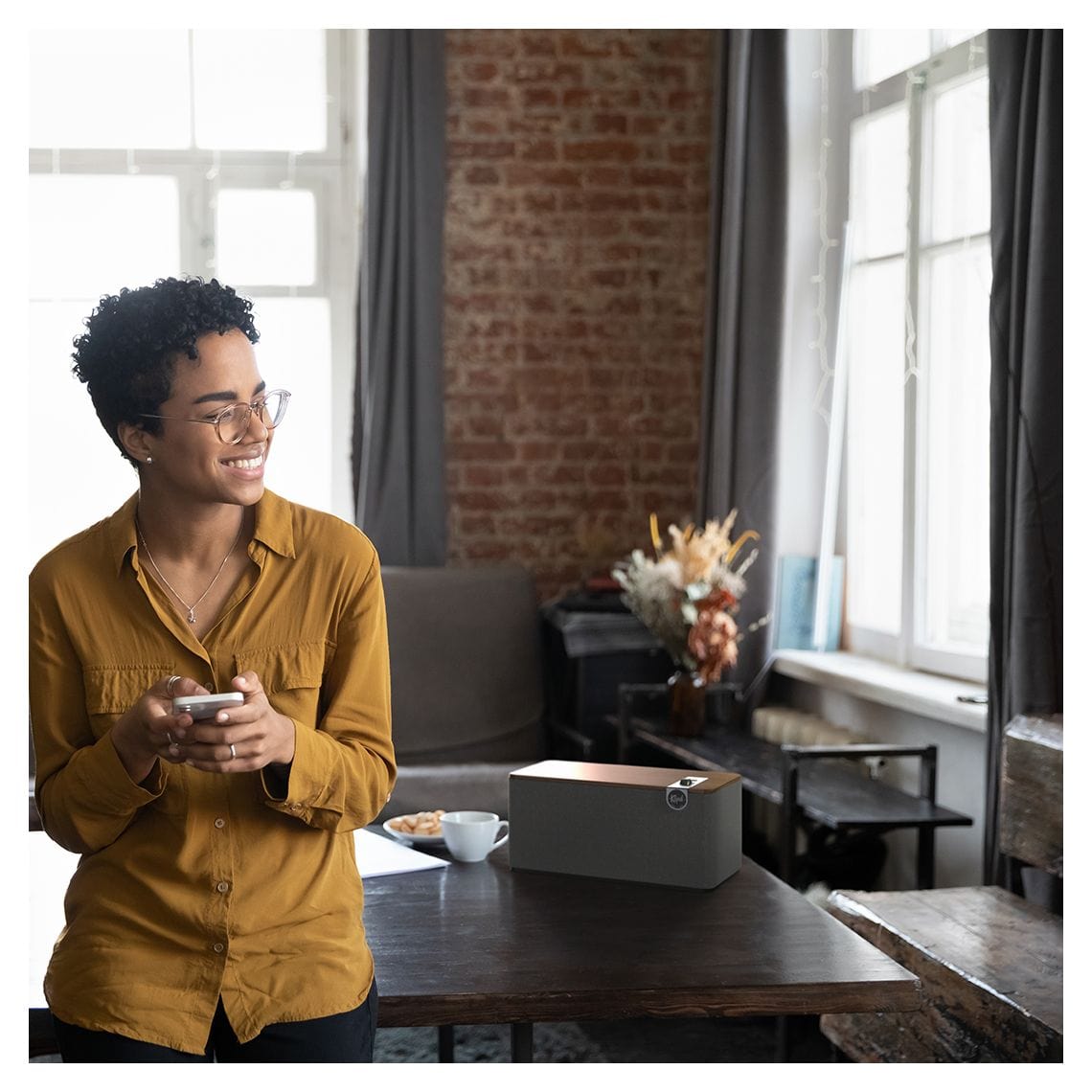 The Three Plus 120 W Bluetooth Lautsprecher  (Schwarz) 