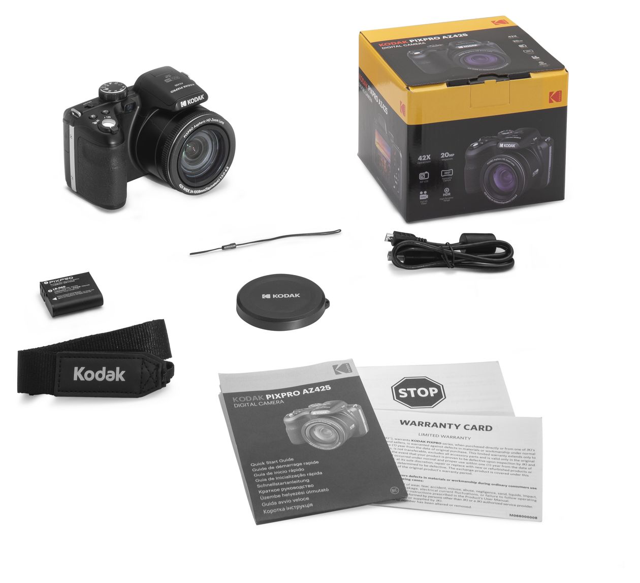 Pixpro AZ425 Astro Zoom  Bridgekamera 42x Opt. Zoom  (Schwarz) 