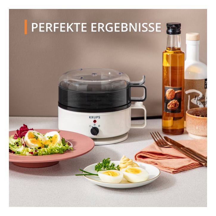 EG230115 Ovomat Super Eierkocher für 7 Eier  (Weiß) 