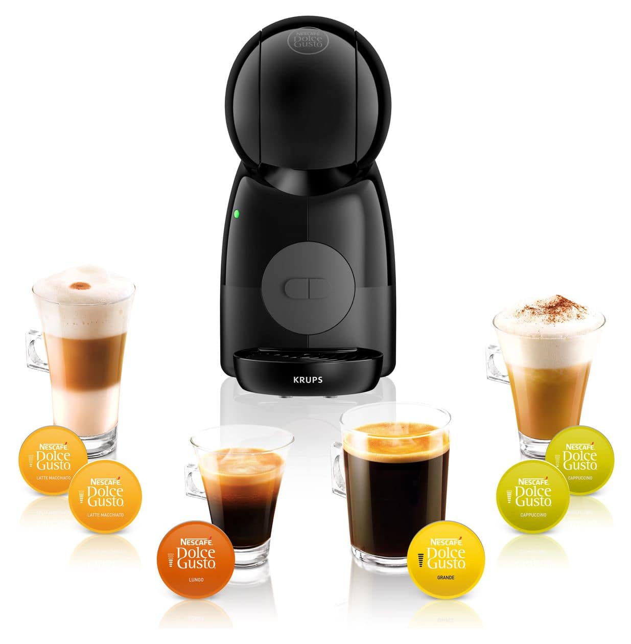 KP1A3B10 Dolce Gusto Piccolo XS Kaffeekapsel Maschine  (Schwarz) 