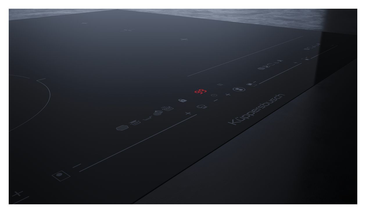 KI6550.0SR 60 cm Induktions Kochfeld/Herdplatte 4 Zone(n) 