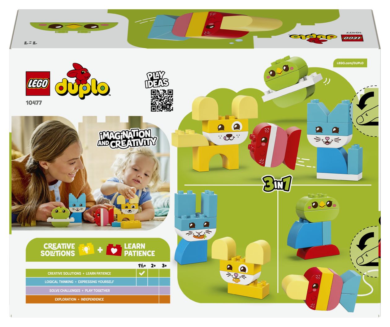 3-in-1 Kreative Tiere 