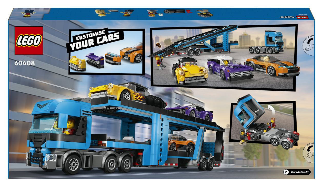 Autotransporter mit Sportwagen 